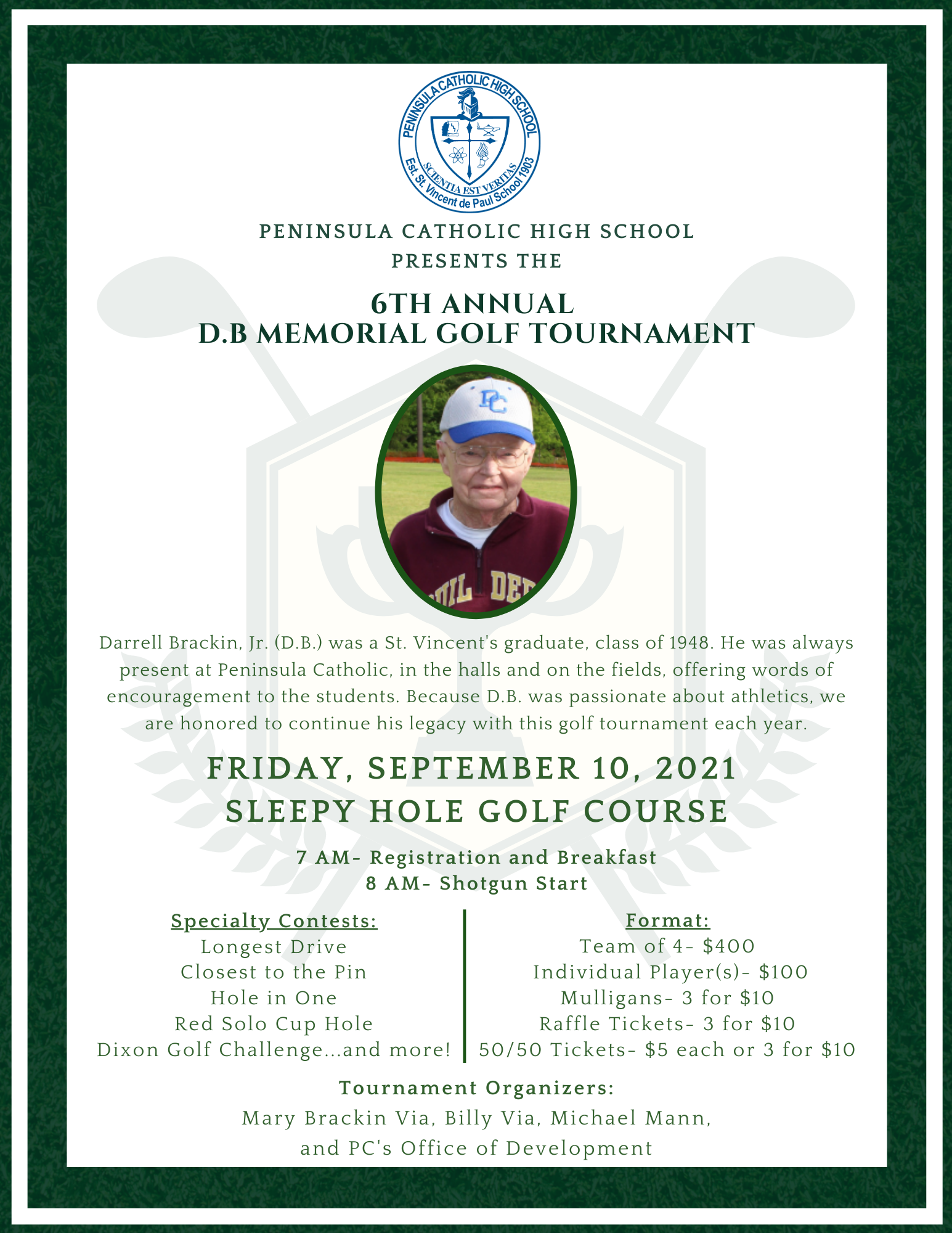 D.B Memorial Golf Tournament